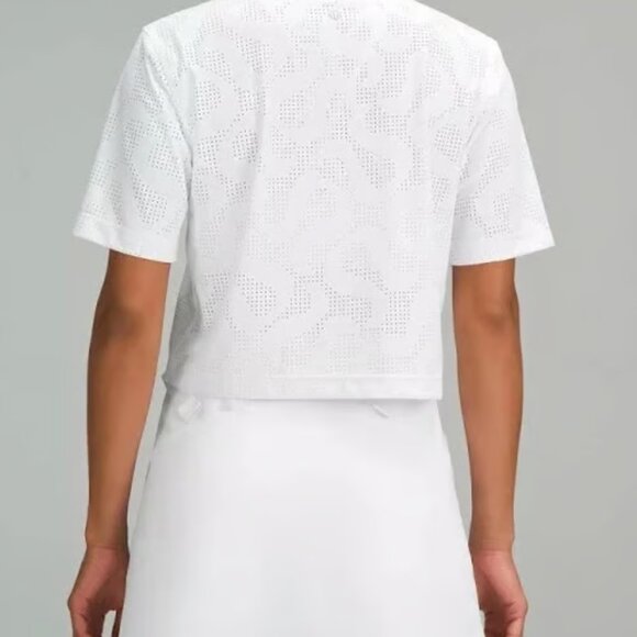 Lululemon Classic-Fit Polo Logo Color White Size 10 - Picture 8 of 9